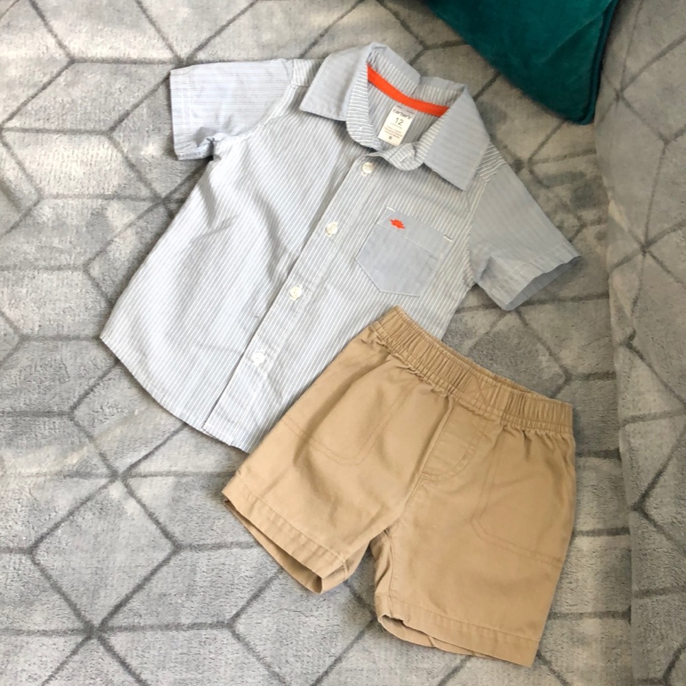 Carters boys 12 months set